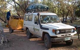 The 4WD that drove during this 5 days tour