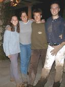 After 4h30 of digging in the mud ... check out our pants (Celine, Caro, Seb, Clement)