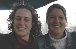 Suz and Caro in Carlton