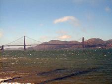 Golden Gate Brigde - view from the Marina