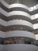 Inside the Guggenheim museum