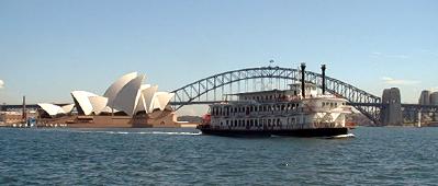 One of the wheel boats of Sydney harbour