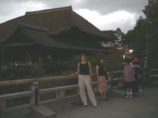 Caro in the temple of Kiyomizu