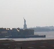 The Statue of Liberty - view from the Brooklyn Promenade