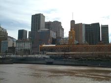 Melbourne and the Yarra River - view from Southbank