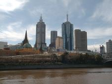 Melbourne (the city) - view from Southbank