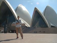 Seb in front of the Opera house