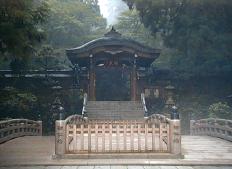 One of the gate of the Saijo-ji temple