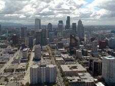 Downtown Seattle - view from the Space Needle